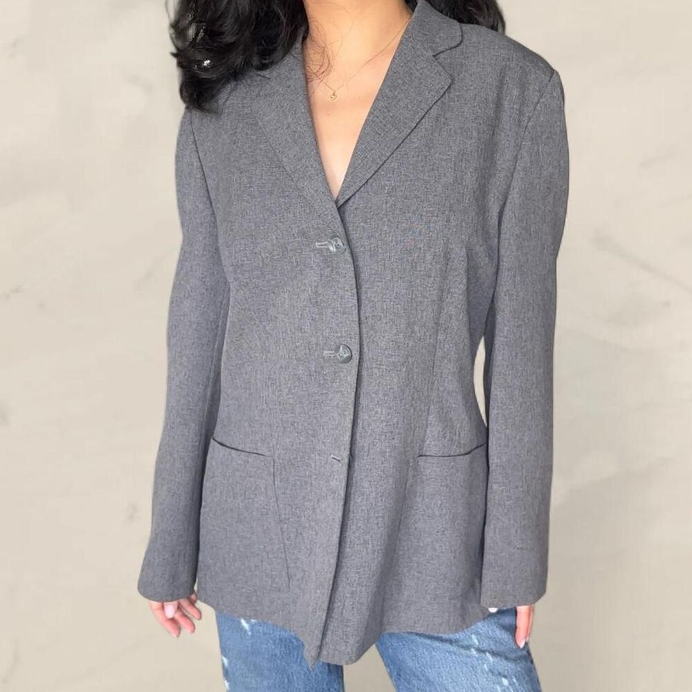 C&A grey blazer with button details size large